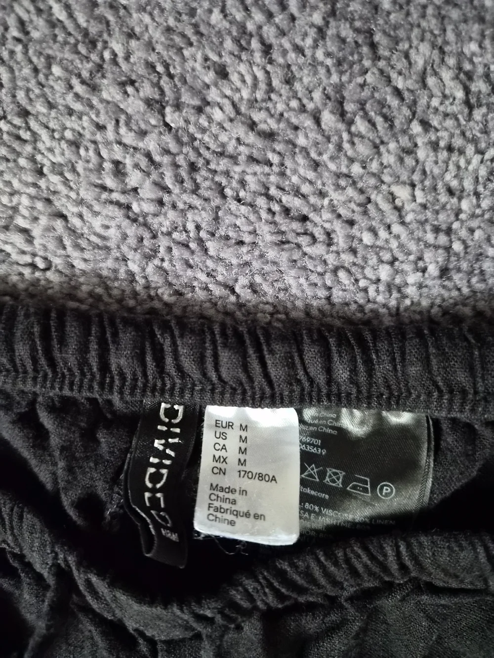 H&M Divided Linen Blend Drawstring Pants